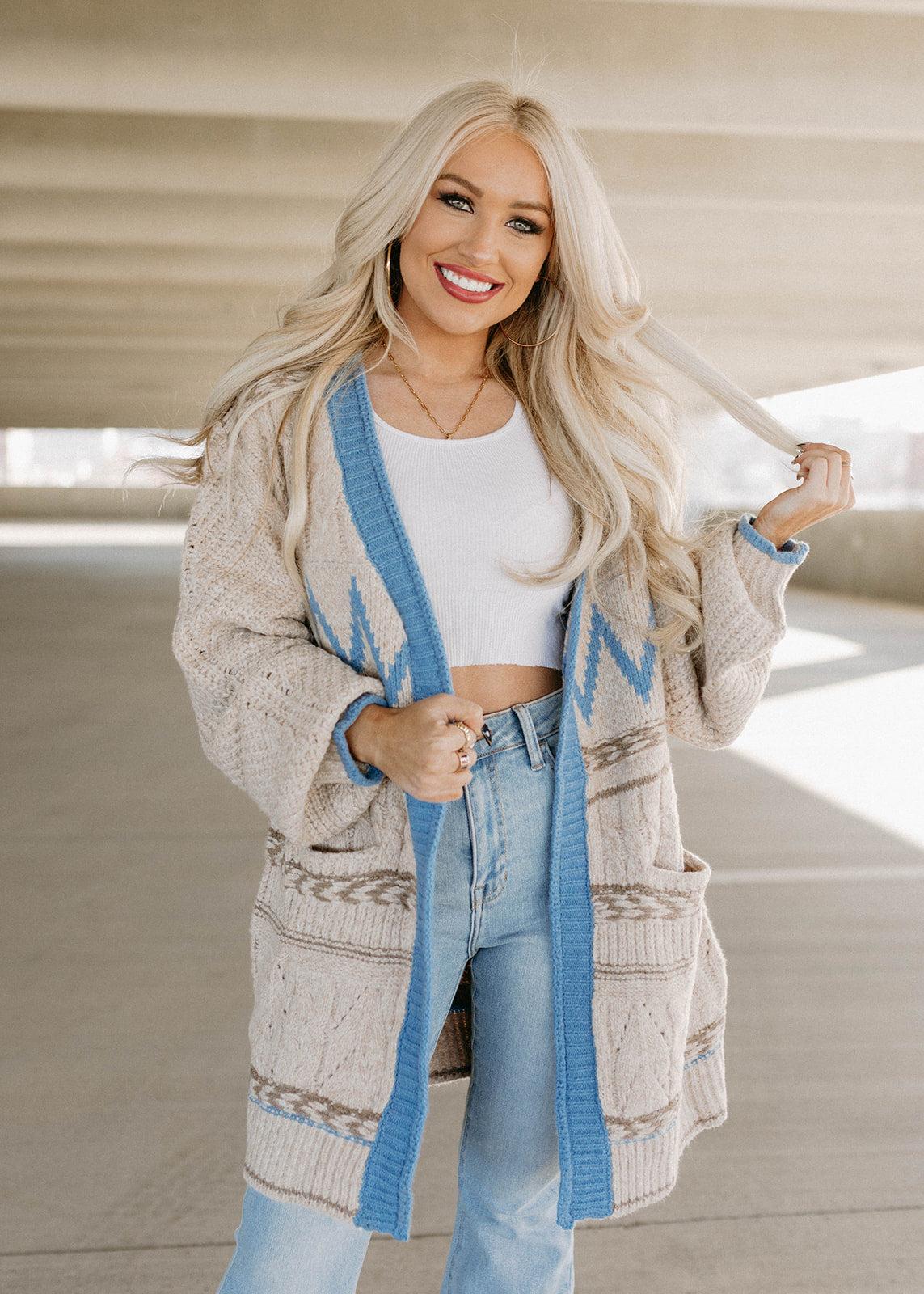 multi cardigan sweater