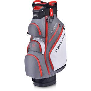 2019 Bennington Players Lite Cart Bag (Canon Gray/Red)