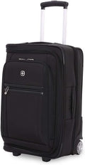 20-Inch Garment Upright Carry On Wheeled Luggage, Black