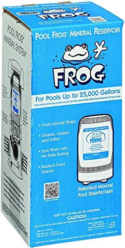 pool frog 6100 mineral reservoir purifier cartridge, replacement chlorine bac pac 3-pack and 50 5-way water test strips by king technology