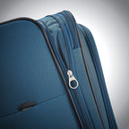 Ascella X Softside Expandable Luggage with Spinner Wheels, Teal, Checked-Large 29-Inch