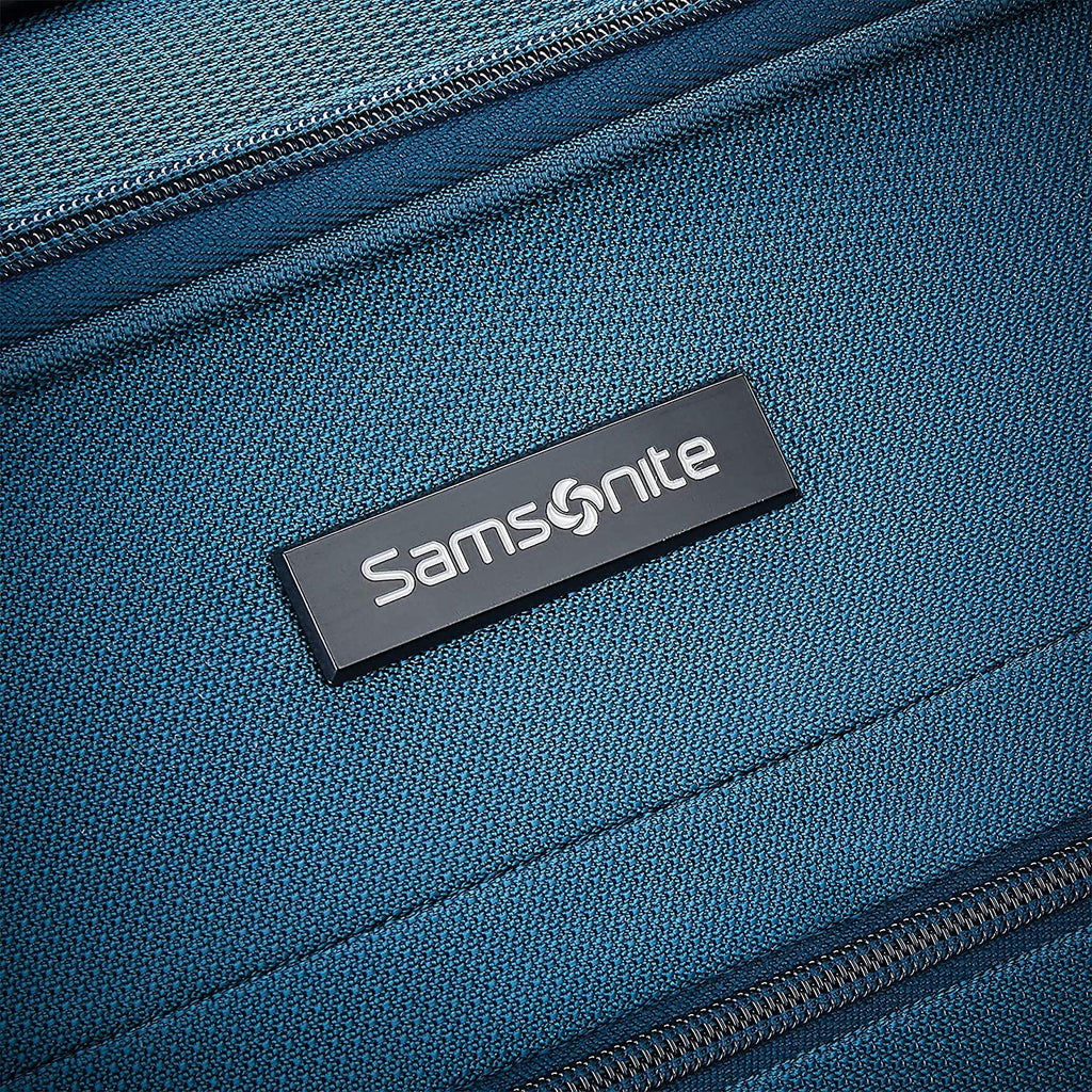 Ascella X Softside Expandable Luggage with Spinner Wheels, Teal, Checked-Large 29-Inch