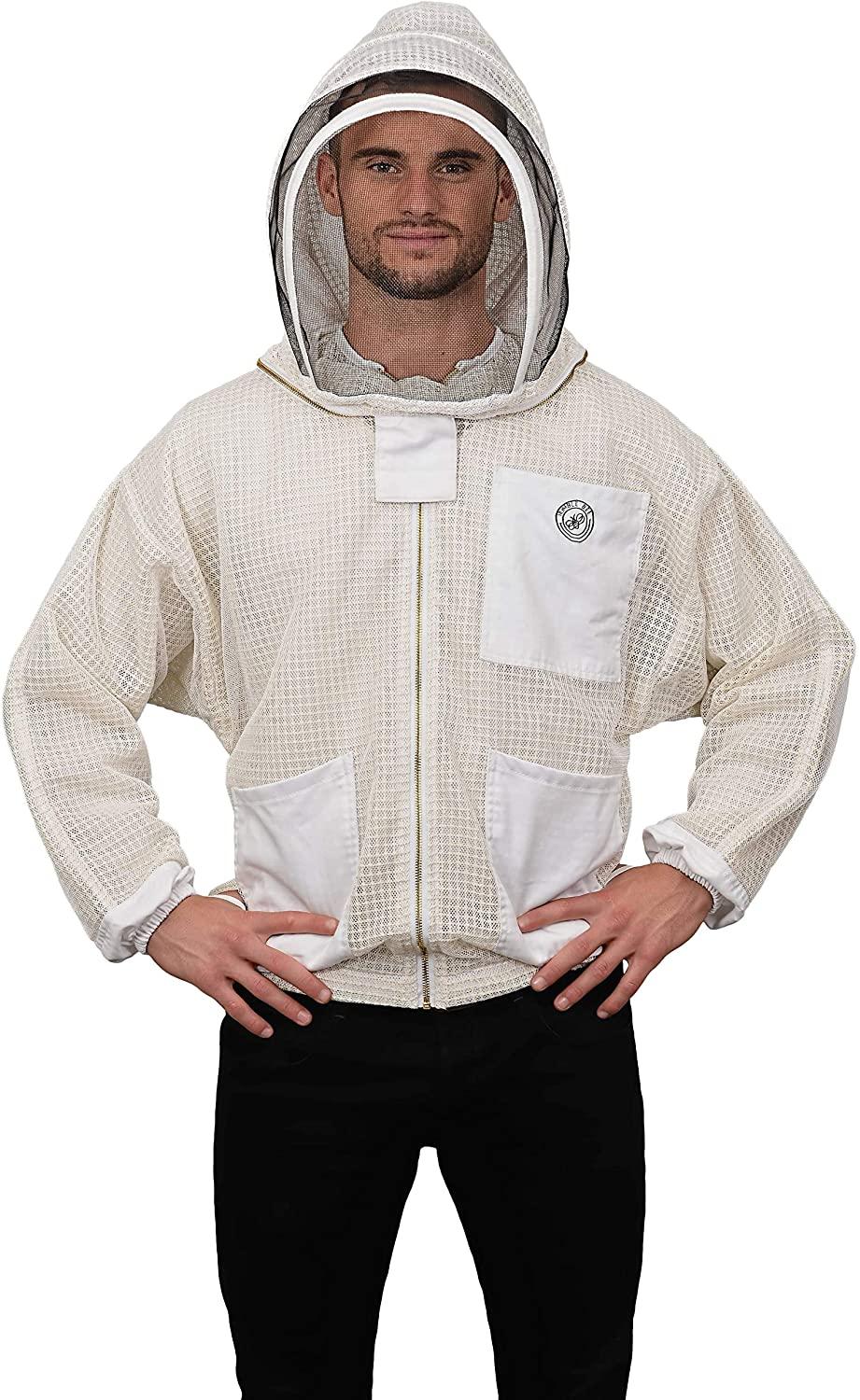 humble bee 321 aero beekeeping jacket with fencing veil
