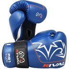 Rival Boxing RB1 2.0 Ultra Hook and Loop Bag Gloves - Medium - Blue