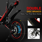Electric Bicycle, Sailnovo 14'' Electric Bike for Adults and Teenagers with 18.6MPH 28 Miles Folding Electric Bike with Removable 36V 10.4Ah Lithium-Ion Battery Throttle &amp; Pedal Assist