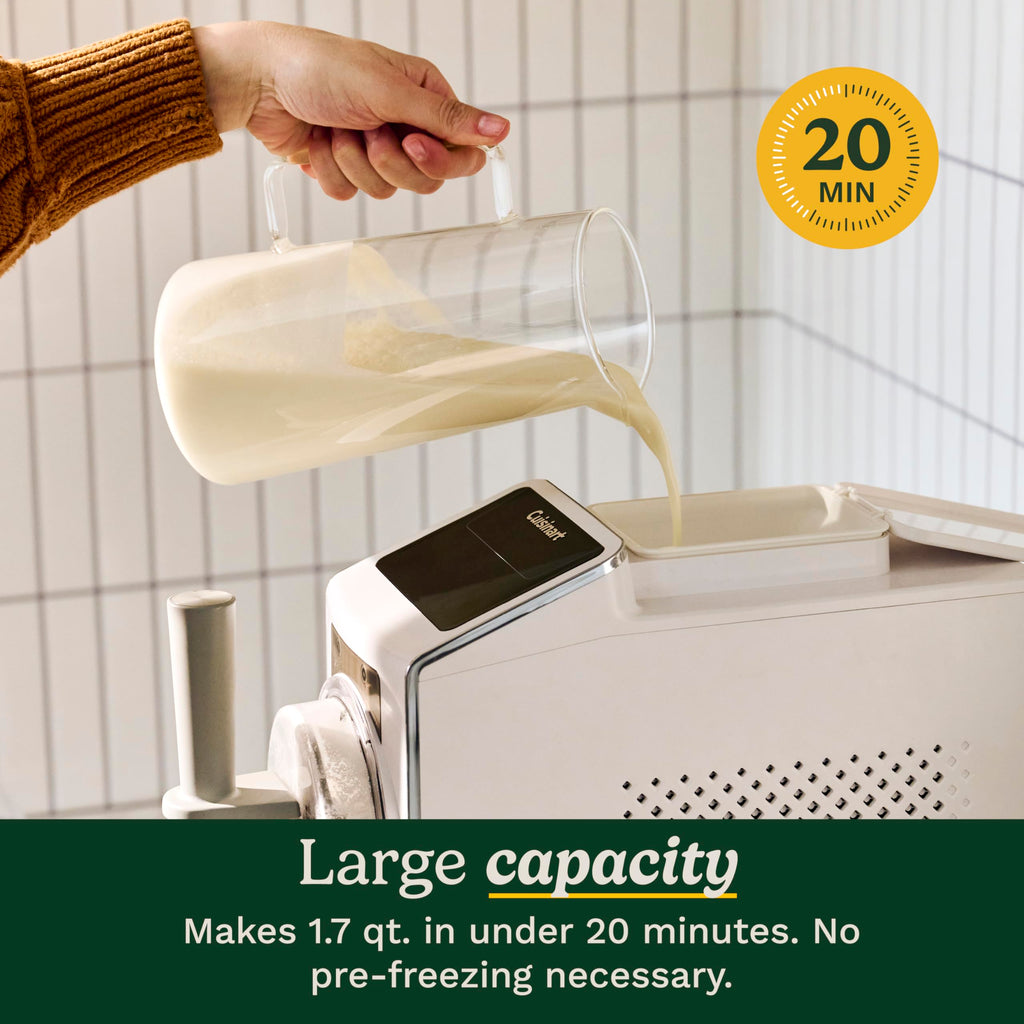 6-in-1 Slushy & Soft-Serve Maker, Ice Cream Maker Machine Makes Soft-Serve Ice Cream, Slushies, Sorbet and More, -Freeze Chill Technology Maintains Perfect Temperature, ICE-200