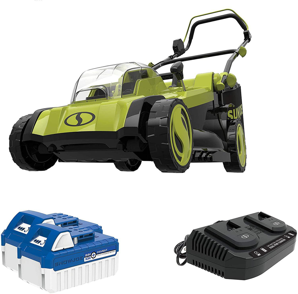 24V-X2-17LM 48-Volt 17-Inch Mulching Walk-Behind Lawn Mower w/11-Gallon
