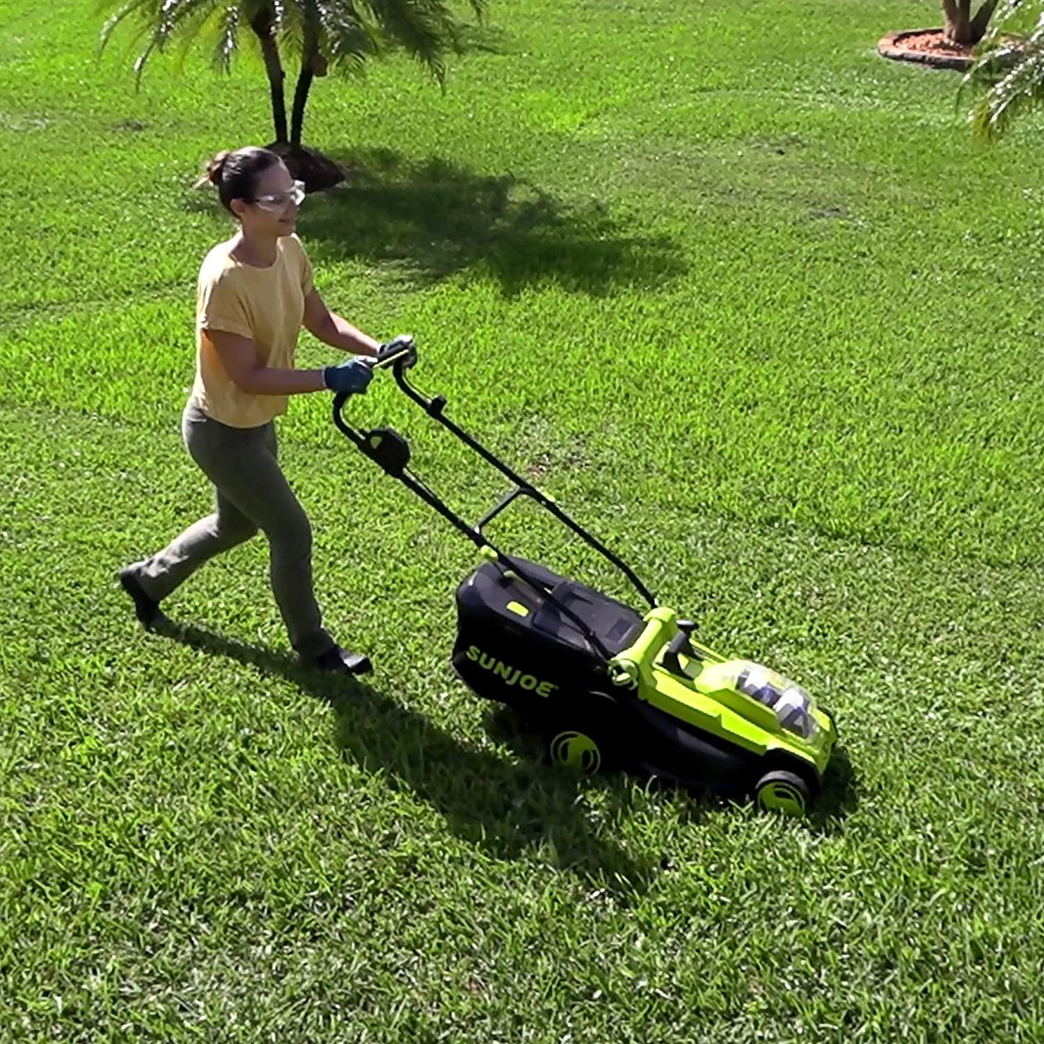 24V-X2-17LM 48-Volt 17-Inch Mulching Walk-Behind Lawn Mower w/11-Gallon
