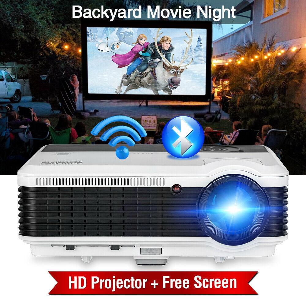 eug android projector full hd wifi smart home theater proyector bt xbox game tv