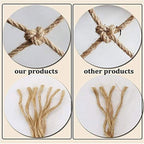 Jute Hemp Netting Treehouse Balcony Banister Protection Net Playground Climbing Cargo Net Ladder Adults Fitness Net Background Wall Decorative Customizable