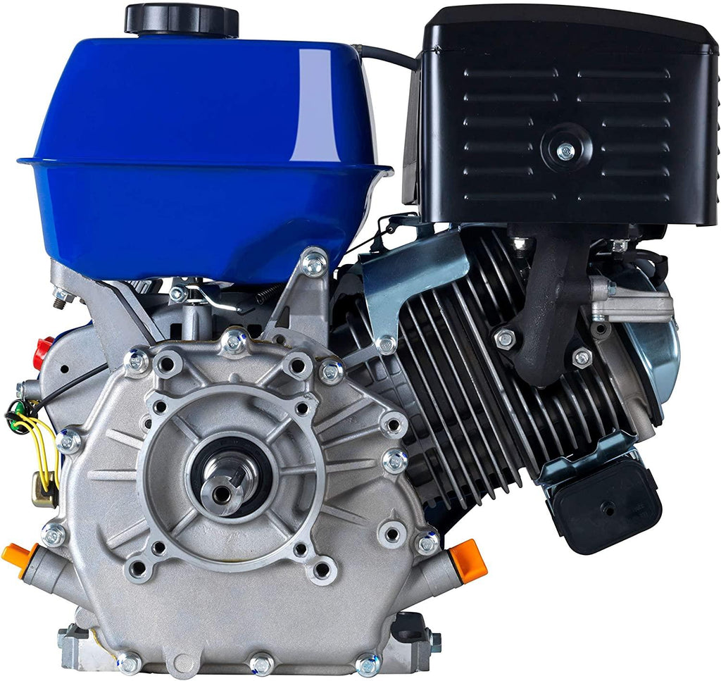 duromax xp16hp 420cc recoil start gas powered 50 state approved, multi-use engine, xp16hp, blue