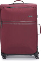 Parker Softside Expandable Spinner Luggage with TSA Lock, Red, 25 Inch