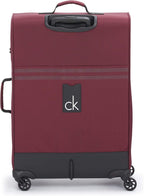 Parker Softside Expandable Spinner Luggage with TSA Lock, Red, 25 Inch