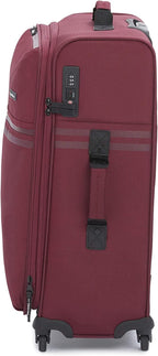 Parker Softside Expandable Spinner Luggage with TSA Lock, Red, 25 Inch