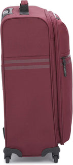 Parker Softside Expandable Spinner Luggage with TSA Lock, Red, 25 Inch
