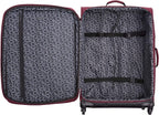 Parker Softside Expandable Spinner Luggage with TSA Lock, Red, 25 Inch