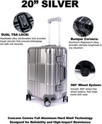 Cloud 9 - All Aluminum Luxury Hard Case 20" Carry-On