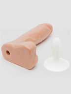 Doc Johnson Vac-U-Lock Realistic Dildo 8 Inch, Flesh Pink