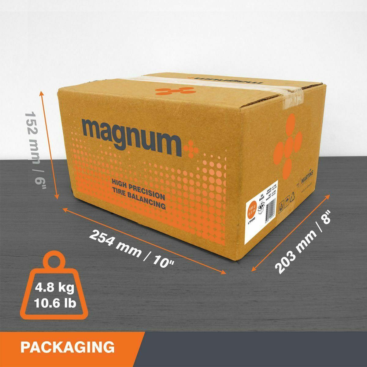 Magnum+ Tire Balancing Beads 6.5 OZ Case (24 Bags)