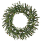 Vickerman 60" Unlit Mixed Country Pine Artificial Christmas Wreath
