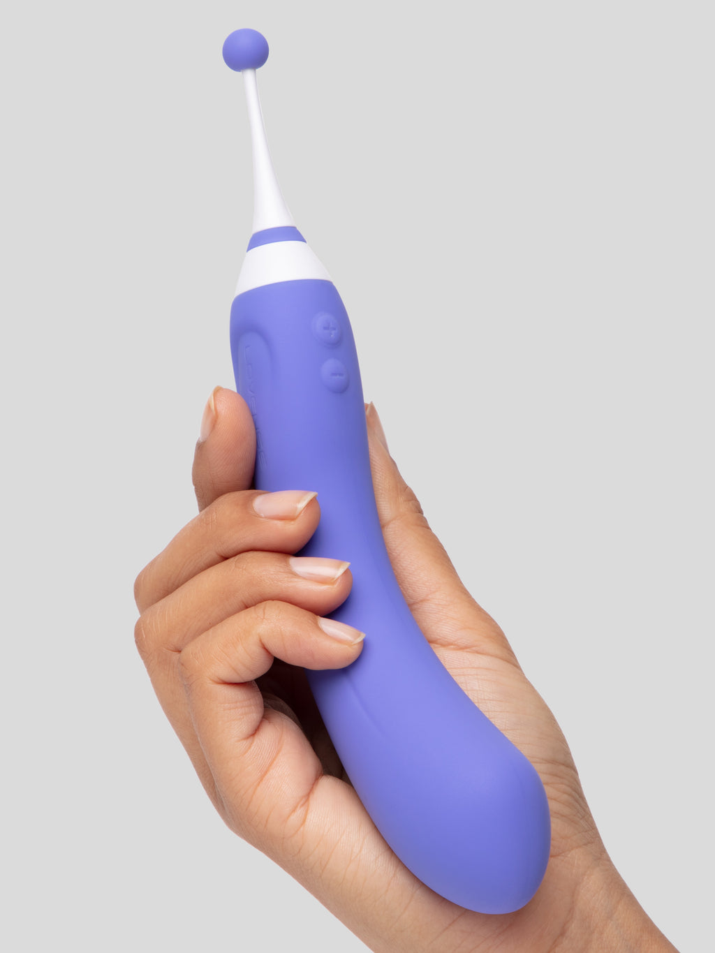 Lovense Hyphy App-Controlled Dual-End High-Frequency Clitoral Vibrator, Purple