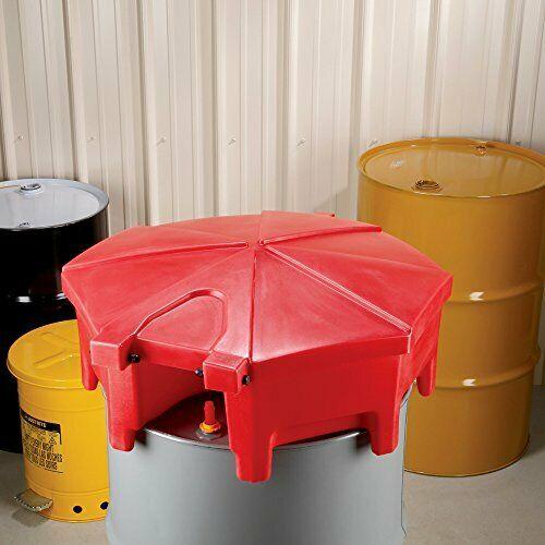 Pig Poly Drum Funnel | Hinged Lid | For 55 Gal Tight-Head Steel & Poly Dr...