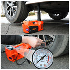 Electric Car Jack Lift 5 Ton 12V Hydraulic  Floor Jack with Impact Wrench Set
