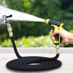 Garden Hose Pipe Expandab Watering Hose Lightweight 3 Times Expanding Garden Watering System (Color:Black,Size:50ft) BJY969 (Color : Black, Size : 100ft)