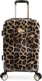 Women's Adriana 21" Hardside Carry-on Spinner Luggage, Leopard, One Size