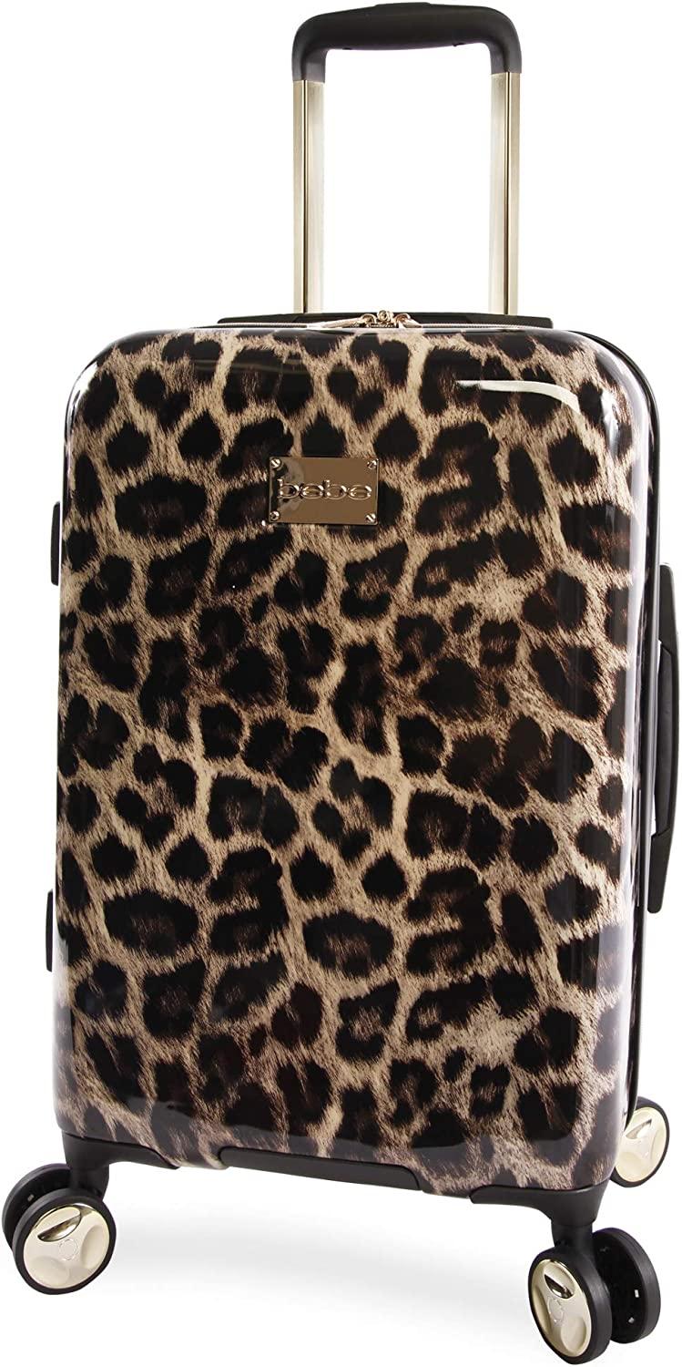 Women's Adriana 21" Hardside Carry-on Spinner Luggage, Leopard, One Size
