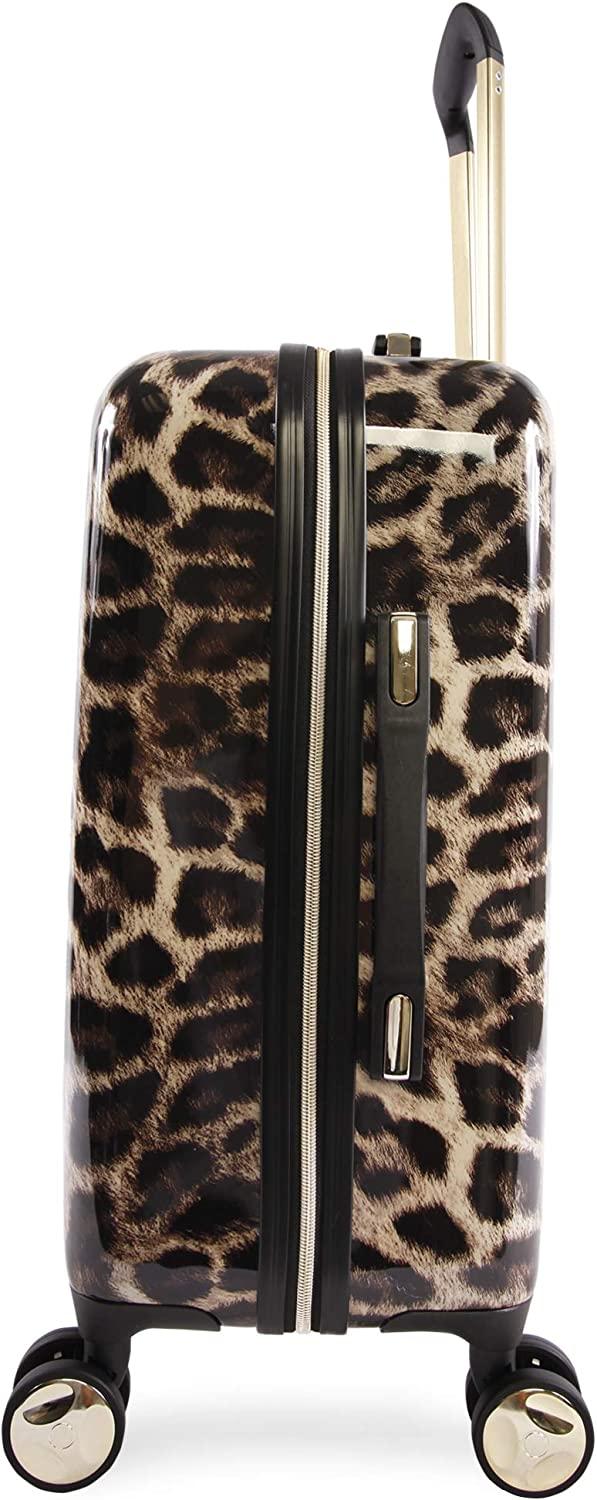 Women's Adriana 21" Hardside Carry-on Spinner Luggage, Leopard, One Size