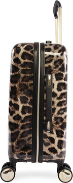 Women's Adriana 21" Hardside Carry-on Spinner Luggage, Leopard, One Size