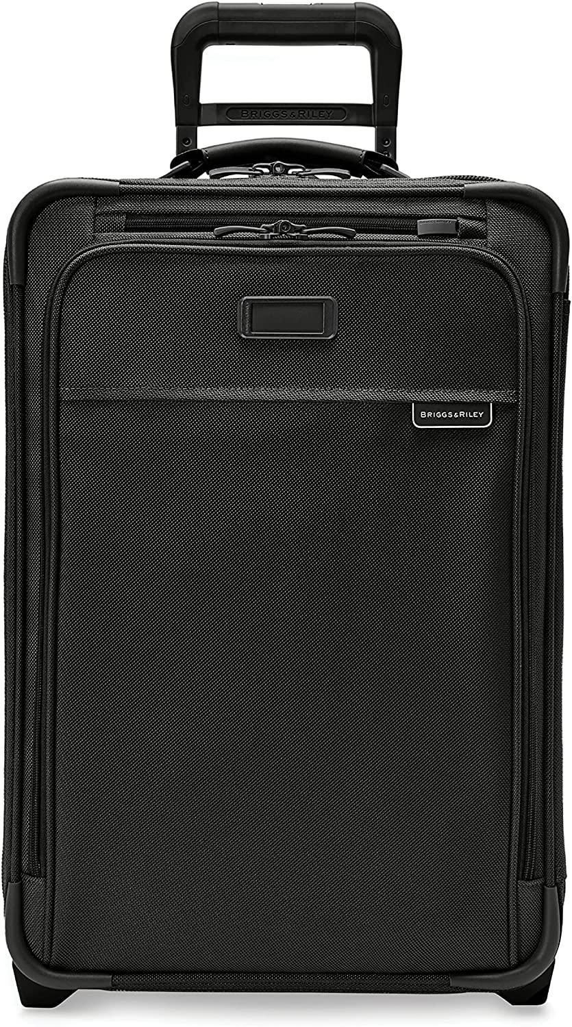 Baseline Uprights, Black, Essential 2-Wheel Carry-On