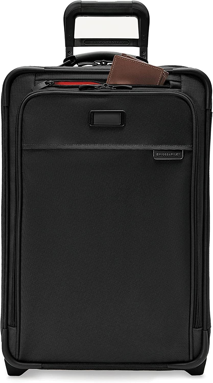 Baseline Uprights, Black, Essential 2-Wheel Carry-On