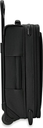 Baseline Uprights, Black, Essential 2-Wheel Carry-On