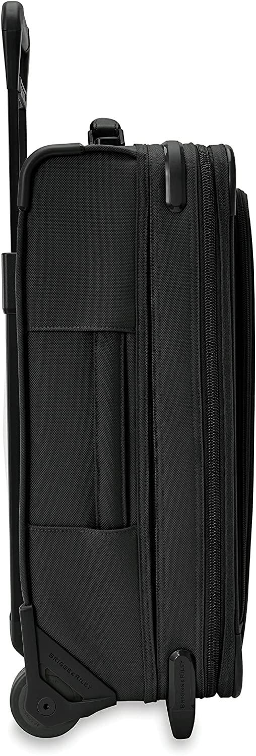 Baseline Uprights, Black, Essential 2-Wheel Carry-On