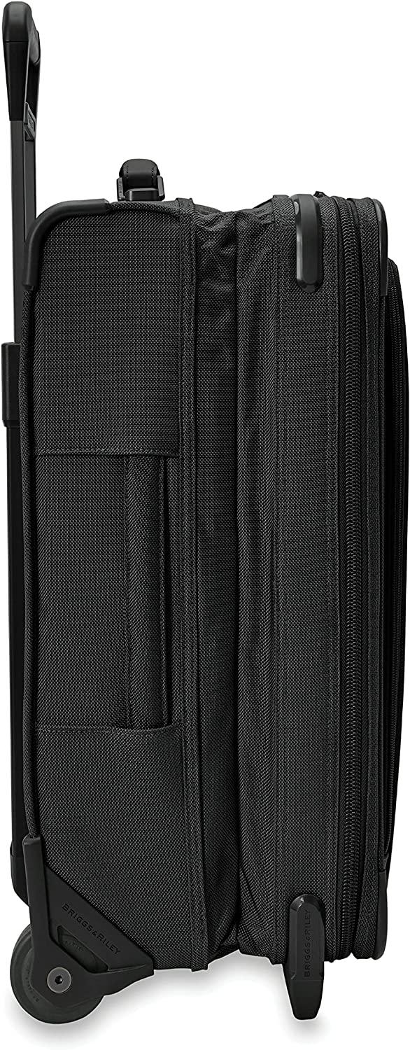 Baseline Uprights, Black, Essential 2-Wheel Carry-On