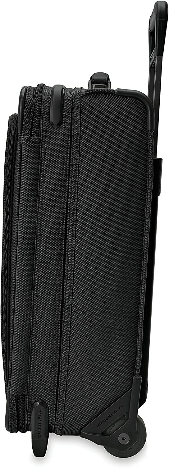 Baseline Uprights, Black, Essential 2-Wheel Carry-On
