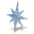 42" White Contemporary Ice Crystal Star with LED Lights