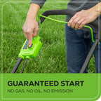 40V 16" Brushless Cordless (Push) Lawn Mower (75+ Compatible Tools), 4.0Ah Battery and Charger Included