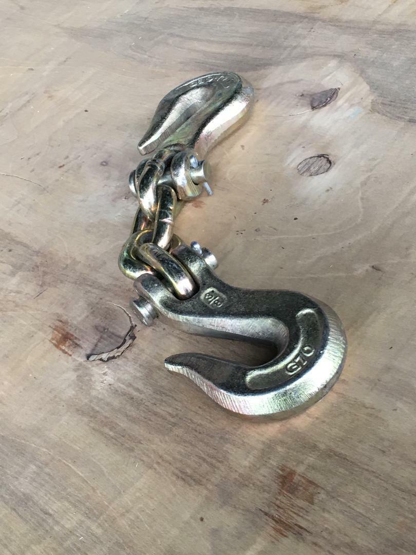 COMBO DEAL OF AUTO BODY FRAME MACHINE PULLING CHAIN 11 FEET LONG