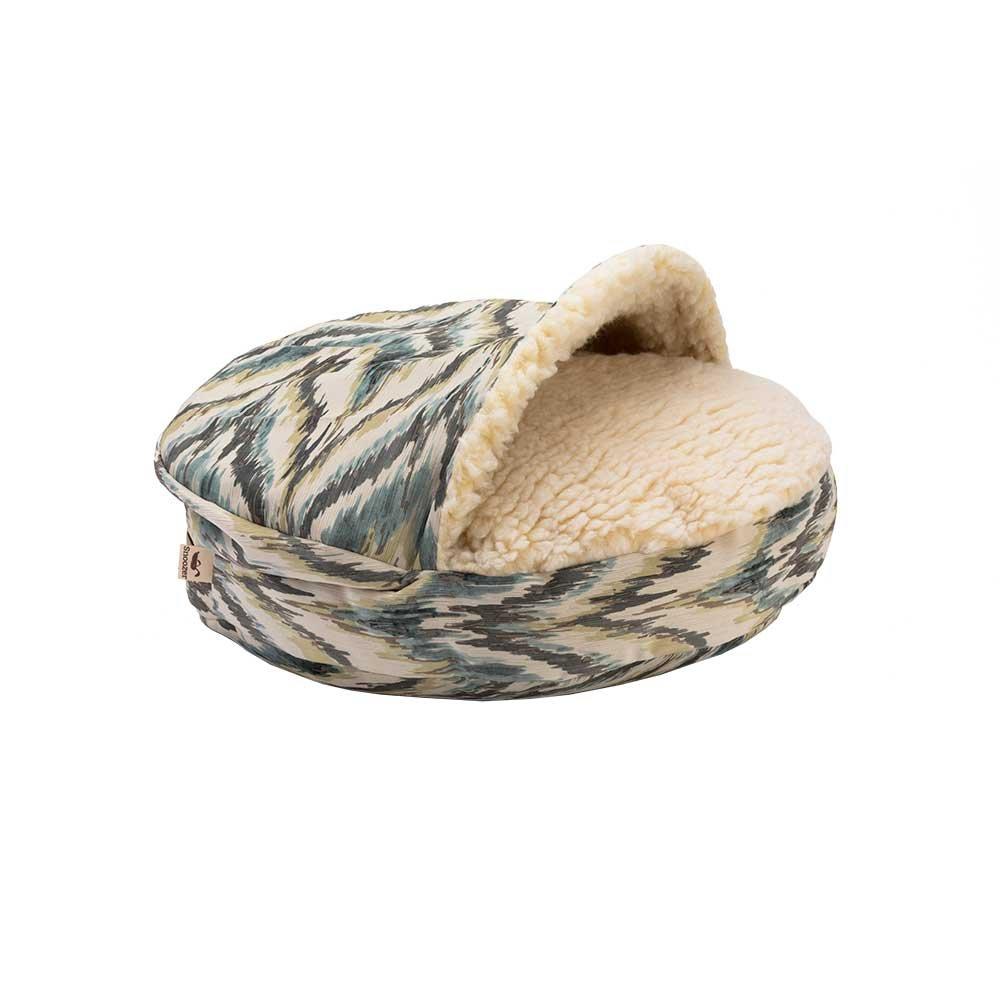 Snoozer Premium Micro Suede Cozy Cave Pet Bed in Tempest Spring