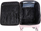BCBG Perf-ECT Luggage - 3 Piece Softside Expandable Lightweight Spinner Suitcase Set - Travel Set includes 20-Inch Carry on, 24-Inch and 28-Inch Checked Suitcases (Quilt Pink)