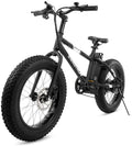 Swagtron EB-6 Bandit E-Bike 350W Motor, Power Assist, 4” Tires, 20” Wheels, Removable 36V Lithium Ion Battery, Dual Disc Brakes– Electric Bike 7-Speed  SIS Shifting  for Trail Riding