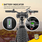 Swagtron EB-6 Bandit E-Bike 350W Motor, Power Assist, 4” Tires, 20” Wheels, Removable 36V Lithium Ion Battery, Dual Disc Brakes– Electric Bike 7-Speed  SIS Shifting  for Trail Riding