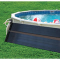 SUNQUEST 2' x 20' Solar Pool Heater with Integrated Diverter Valve and 2 6' Hoses