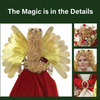 32 in. Christmas Angel Figurine with Music and Lights