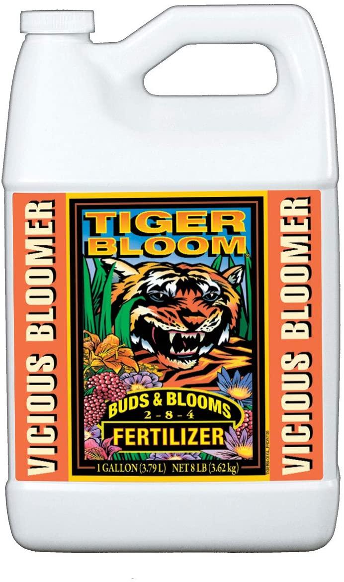 fox farm glcmbx0005 tiger bloom organic, grow big, 1 gallon combo pack fertilizer