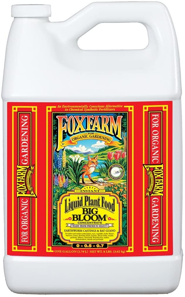 fox farm glcmbx0005 tiger bloom organic, grow big, 1 gallon combo pack fertilizer
