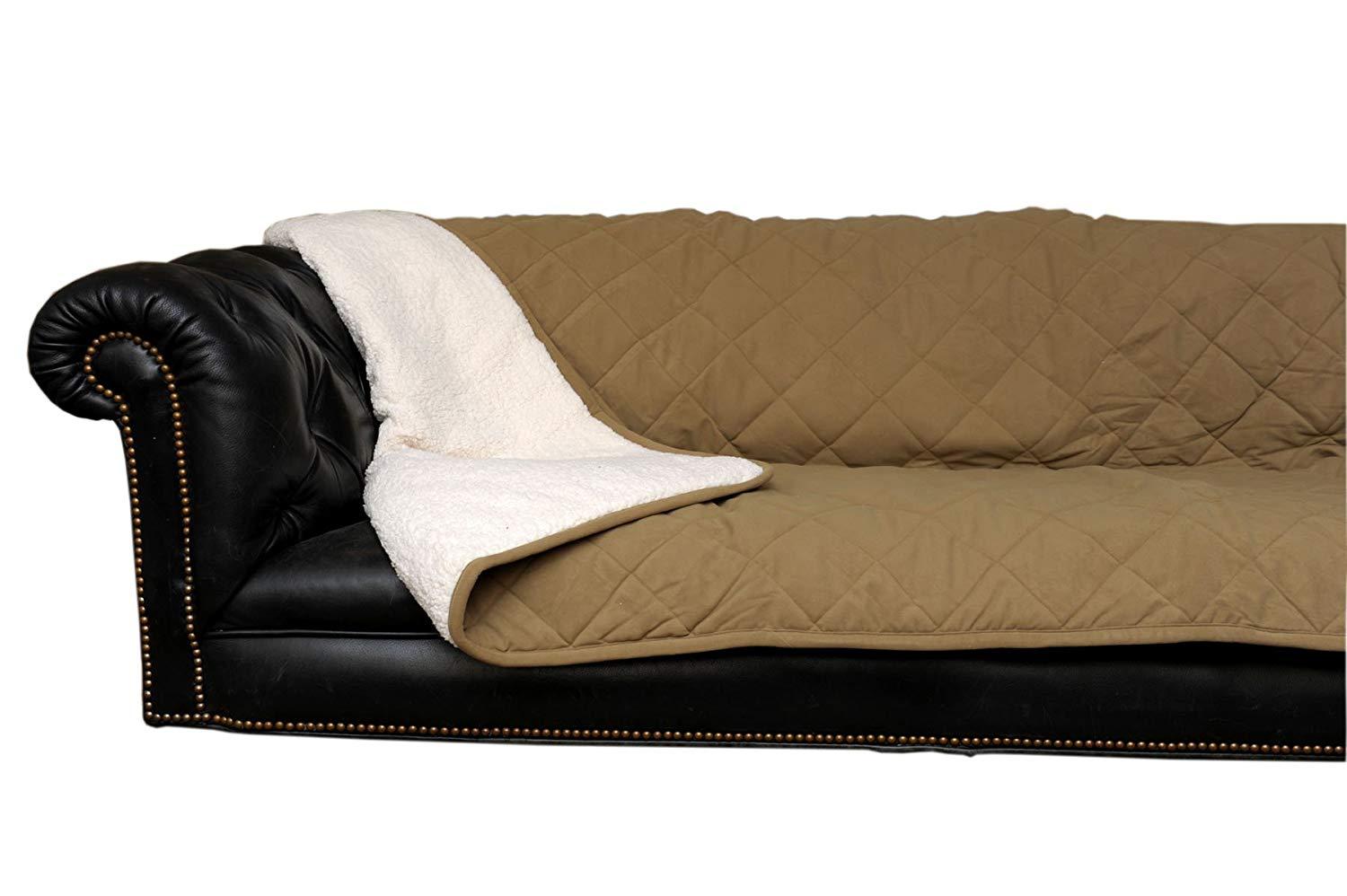 Carolina Pet Company Diamond Quilt Microfiber and Cloud Sherpa Throw